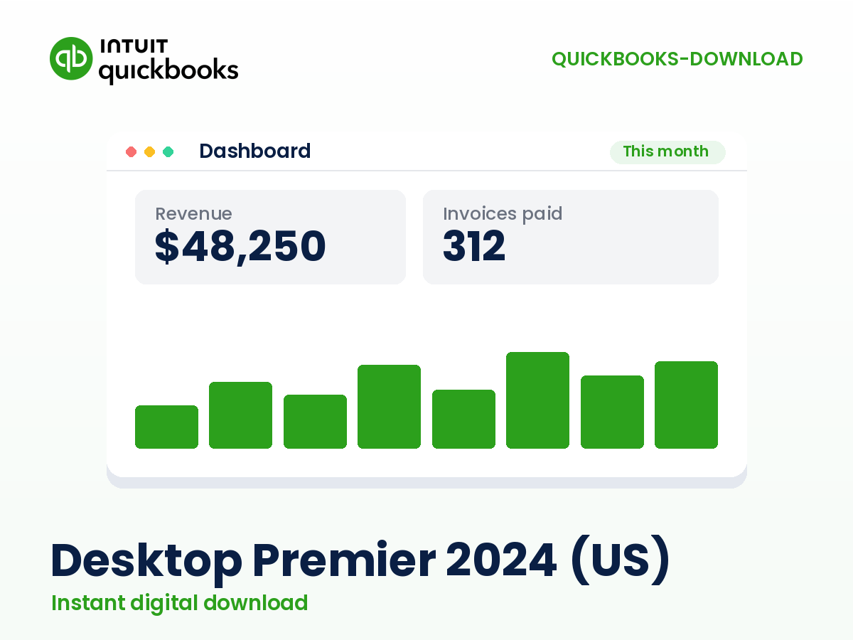 QuickBooks Desktop Premier 2024 (US) - instant digital download