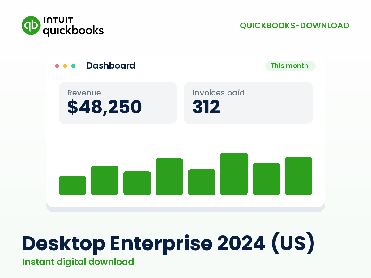 QuickBooks Desktop Enterprise 2024 (US) - instant digital download