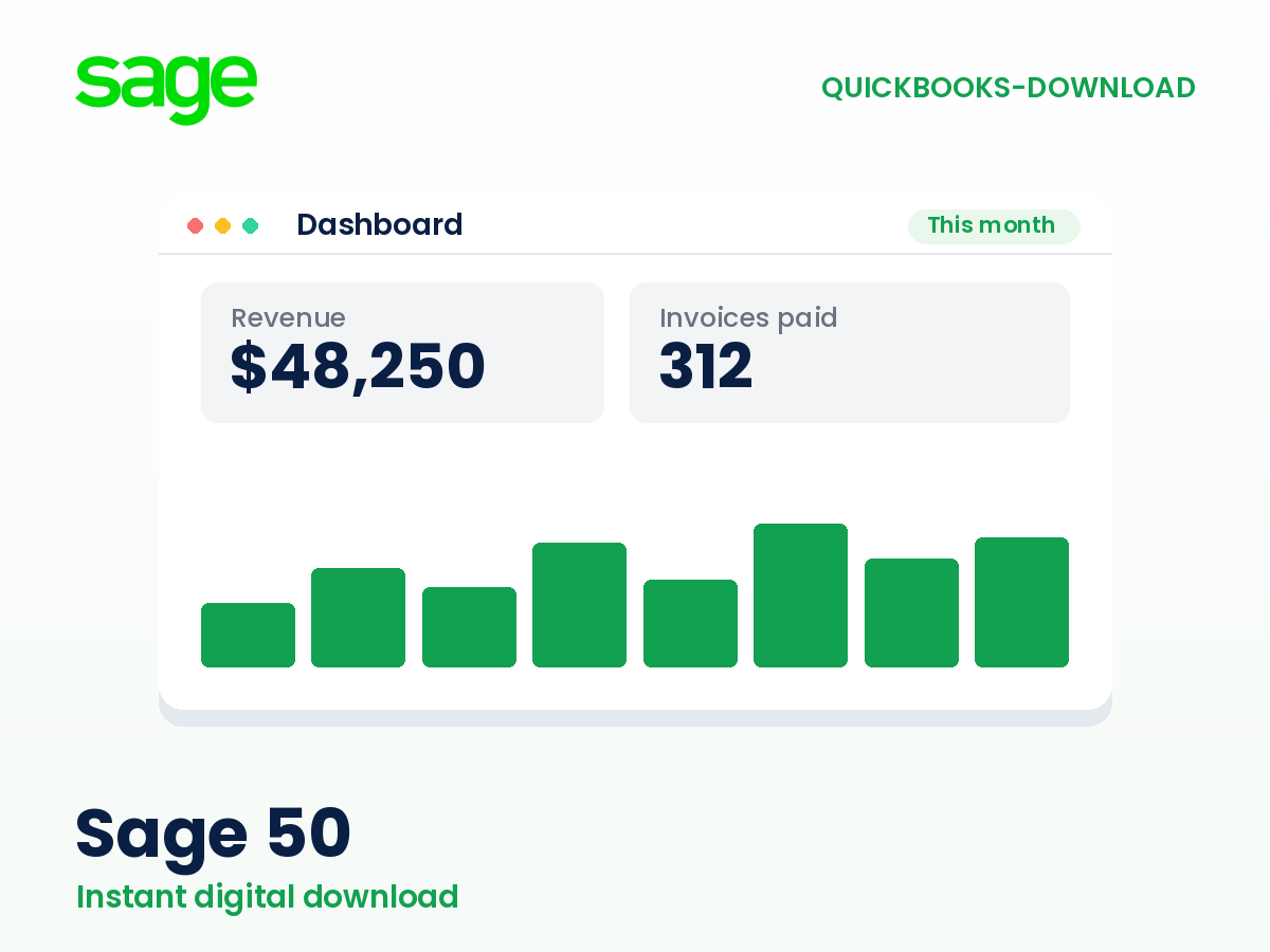 Sage 50 - instant digital download